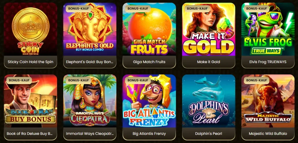 Spiele auf GoldSpin Casino