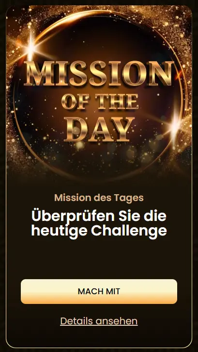 Mission des Tages GoldSpin Casino Bonus