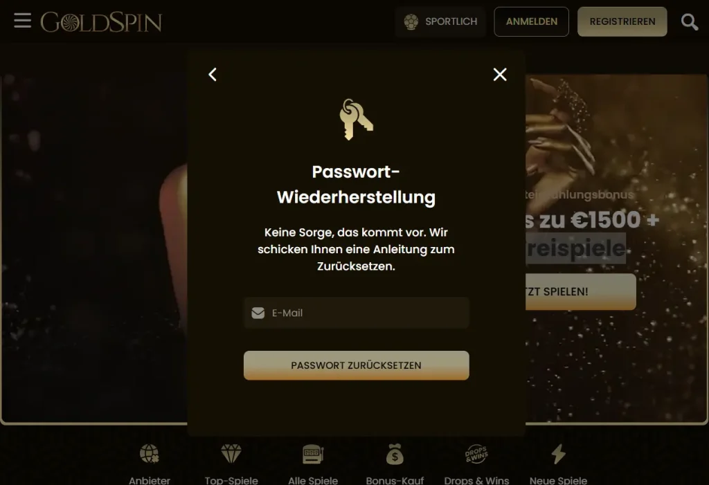 Passwort-Wiederherstellung
