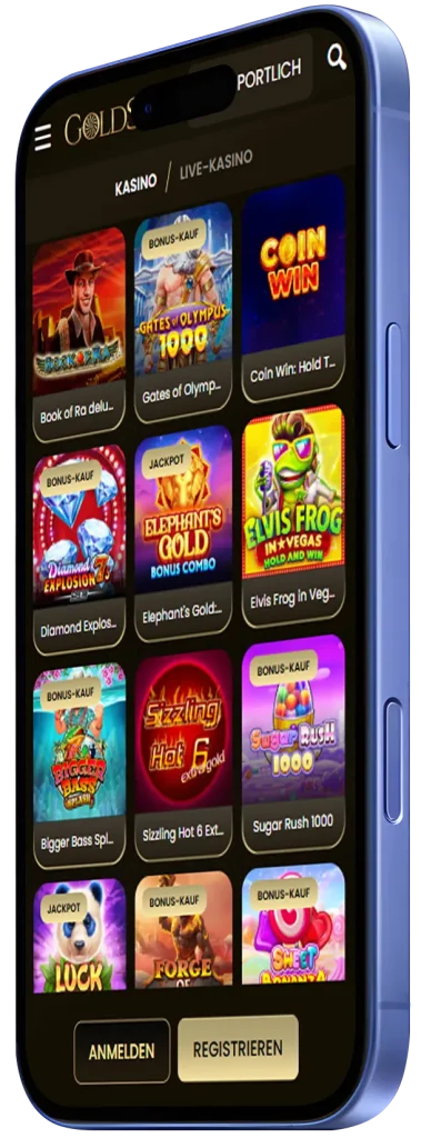 Online-Spiele auf der mobilen App